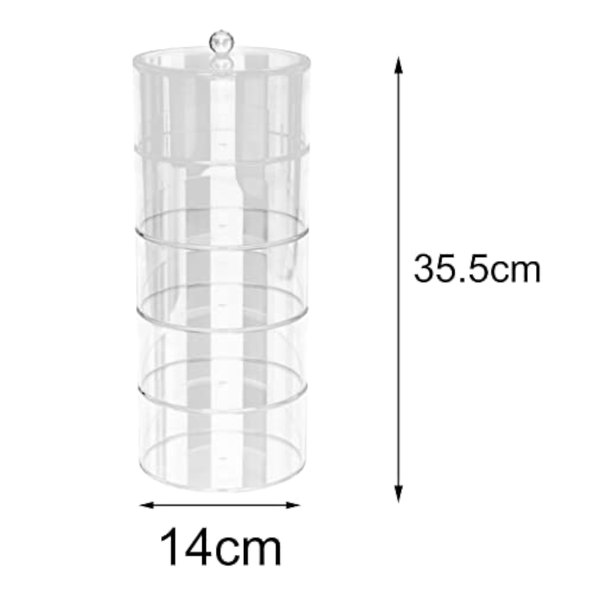 Dustproof Stackable Belt Storage Box Organizer