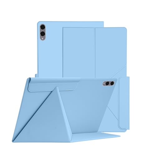 Image of Magnetic Case for Samsung Galaxy Tab S11 Ultra 14.6 Inch 2025 - Model SM-X930 /SM-X936 Tablet with S-Pen Holder, Auto Wake /Sleep Smart Tablet Cover, Ice Blue