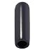 (Pack of 10) 1/8"- 3/16" Round Black Vinyl Flexible End Cap Bolt Screw Rubber Thread Protector Safety Cover | for 0.125 Inch Pipe Post Tubing Rod OD Cover - 1" Inside Height | by SBD