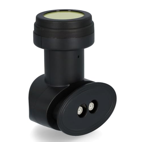 ZEHNDER Twin LNB con blindaje LTE y protección solar UV, 2 niveles 4K LNB para 2 participantes, receptor de satélite HD LNC para antena parabólica