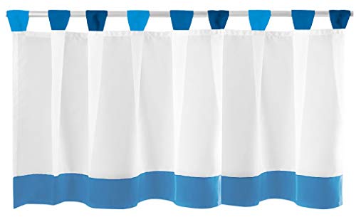 Arsvita Bistrogardine mit Schlaufen ca. 150x45 cm Auswahl: blau - dunkelblau