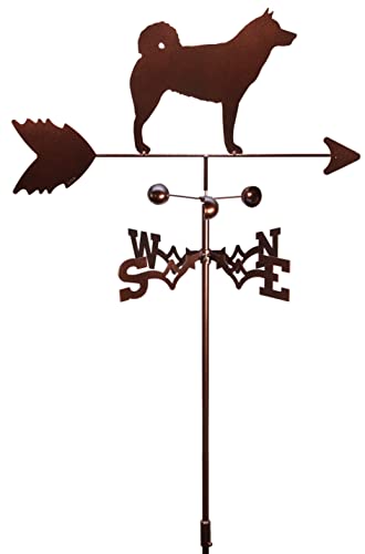 SWEN Products Hand Made Alaskan Malamute Dog Garden Stake Weathervane ~New~