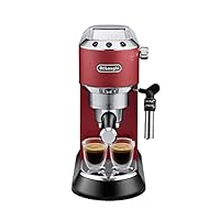 De'Longhi Dedica Pump Espresso, Coffee Machine, EC685R, Red