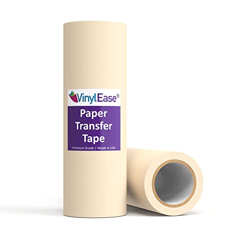 Vinyl Ease 12 inch x 50 feet roll of Paper Transfer Tape with a Medium