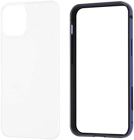 レイ・アウト RT-P26AB/DNM (Navy) for iPhone 12 Mini Aluminum Bumper + Back Panel (