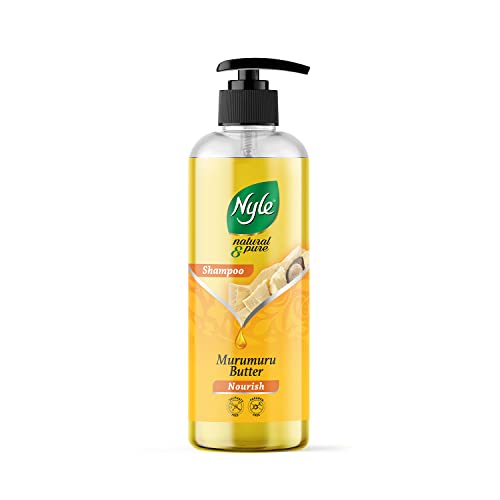 Nyle Natural & Pure Shampoo For Nourished Hair, With Goodness Of Murumuru Butter, For Men & Women, No Paraben, No Sulphate And No Silicone, 475ml