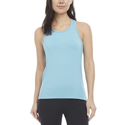 Jockey Women's Seamless Textured Racerback Tank Top, Aqua, Small - image 1
