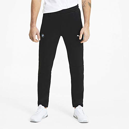 Image of Puma Men's Mid Rise Regular Fit Cotton Track Pants
