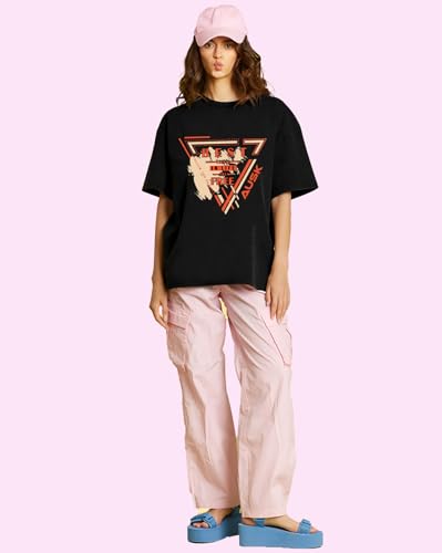 Image of AUSK Printed Oversized Women T-Shirt