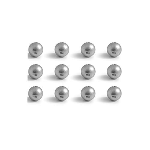 ECOFT Lead Free Fishing Weights Sinkers 10g-200g Coated Egg Sinkers Weights Oval Shape Assorted...