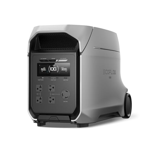 EcoFlow DELTA 3 Ultra Plus ポータブル電源 3 072Wh 家庭用蓄電池 大容量 出力3000W