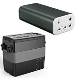 JOYTUTUS Portable RV Refrigerator Freezer 53 Quart(50L) RV Fridge with Backup Battery Power Supply...