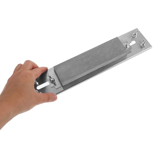 Pierre à aiguiser pour couteaux avec son support inox réglable COLLBATH