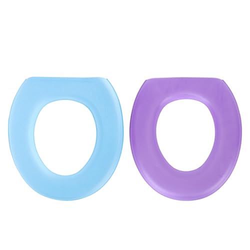 Image of Balacoo Waterproof Warm EVA Toilet Cushion Pad Thickened Washable Bathroom Toilet Mat Set Versatile Fit for Standard and Elongated
