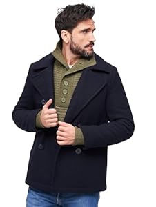 Brandit Pea Coat, Farbe: navy, Größe: XL