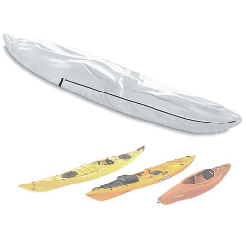 Seapisode 12ft Kayak Cover 420D Waterproof Dustproof Gray