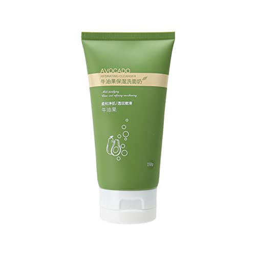 Limpiador Facial - Limpiador Facial Hidratante de Aguacate - Limpiador Facial de Limpieza de Poros con Control de Aceite con Excelentes Materiales Nutritivos para una Apariencia Facial Atractiva Y una