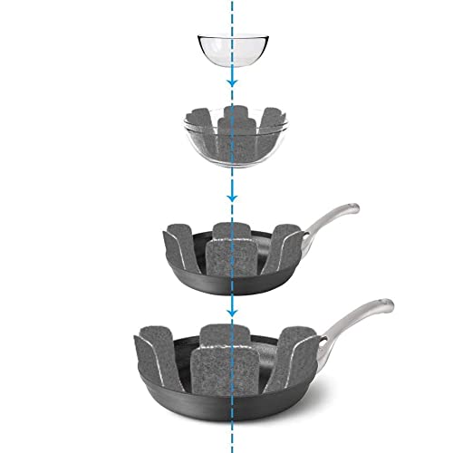 12PCS Pot and Pan Protectors Pot Dividers Pads 3 Sizes for Protecting and Separating Pots and Pans Avoid Scratching or Marring When Stacking - Image 3