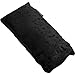 Hugger Mugger Silk Eye Pillow with Flaxseed Filling - Black Teal - Organic Flaxseed Filling, Scent-Free Relaxation, Light Weight, Chill in Freezer, Washable Cover