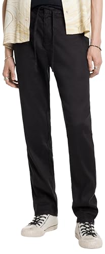 John Varvatos Men's Drew Pant, Black, 33 Regular