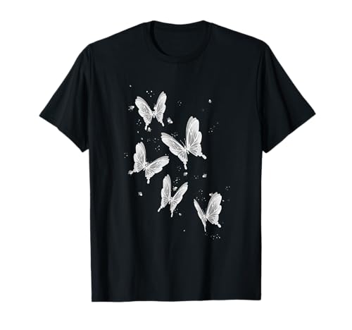 Fairy Grunge Fairycore Mariposas Camiseta