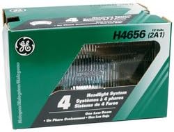 Lighting H4656 Standard Automotive Halogen Sealed Beam Replacement Bulb
