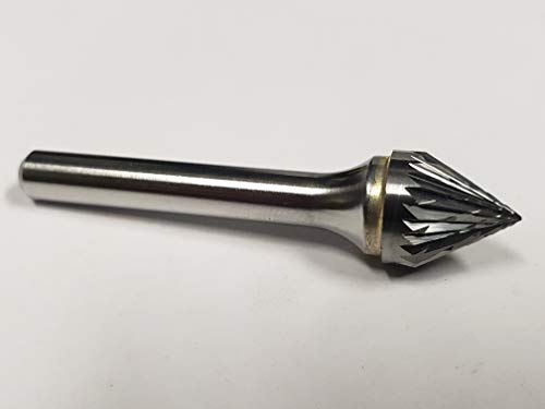 Fresa Carburo Kodiak 60° Ángulo 1/2" Diámetro 1/4" Mango miniatura 3