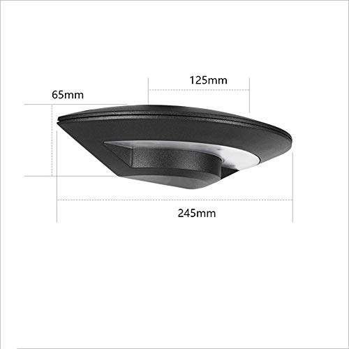 Applique aménagement extérieur imperméable 4W UFO design épuré blanc chaud - 7