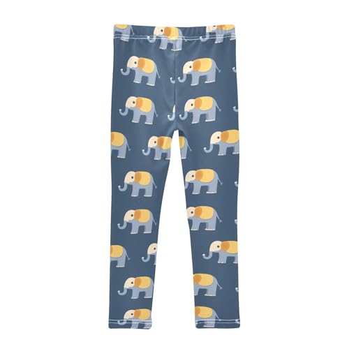 Cartoon Elephant Animal Girls Casual Leggings for Kids Printed Long Pant Bottoms Stretch and Soft2