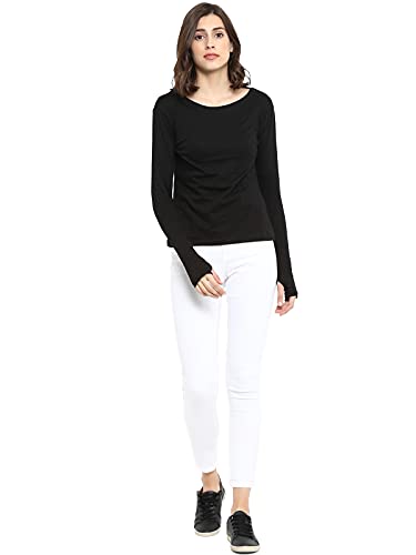 Ap'pulse Women's Long Sleeve Thumbopen Tshirt - Image 5