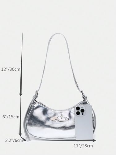 SweatyRocks Women's Retro Vintage Y2k Shoulder Bag Hobo Star Handbags Underarm Bag2