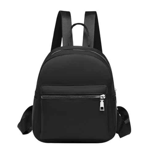 Mochila de viaje pequeña de tela Oxford con correas ajustables para mujer y uso escolar