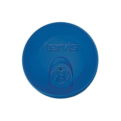 Tervis Travel Lid Made in USA Double Walled Insulated Tumbler Travel Cup Keeps Drinks Cold & Hot, Fits 16oz Tumblers, Blue Cover