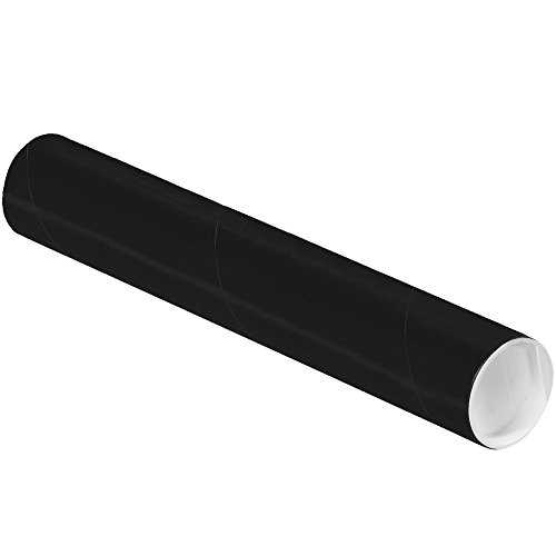 Top Pack Supply Mailing Tubes with Caps, 2