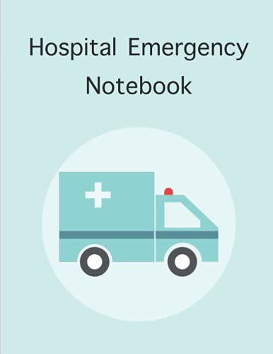 image for Hospital Emergency Notebook: Notebook with medical document checklist,