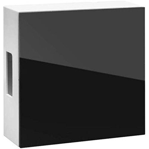 Preisvergleich Produktbild Grothe Zweiklang Gong - Klangplatten aus Glockenstahl hochglänzende Oberfläche - Transformer / 9V Blockbatterie - (Schwarz)