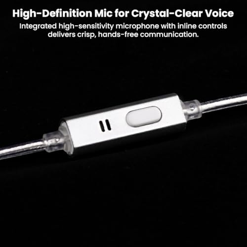 Image of Tangzu Wan'er SG 2 Replacement Cable for In Ear Monitor with Microphone, 0.78mm 2Pin Connection, Type C Termination Plug, Single Button Media Control, Premium Braided Structure (Silver Type C)