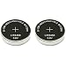 New 2 x Rechargeable LIR2450 LIR 2450 3.6V Button Cell