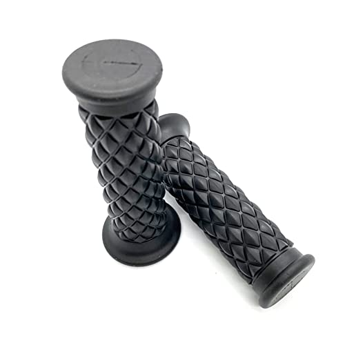 1 par de 22mm 7/8 Empuñadura Motocicleta Agarraderas Universales de Goma Apretones de Mano para la mayoría de Motocicletas Motos