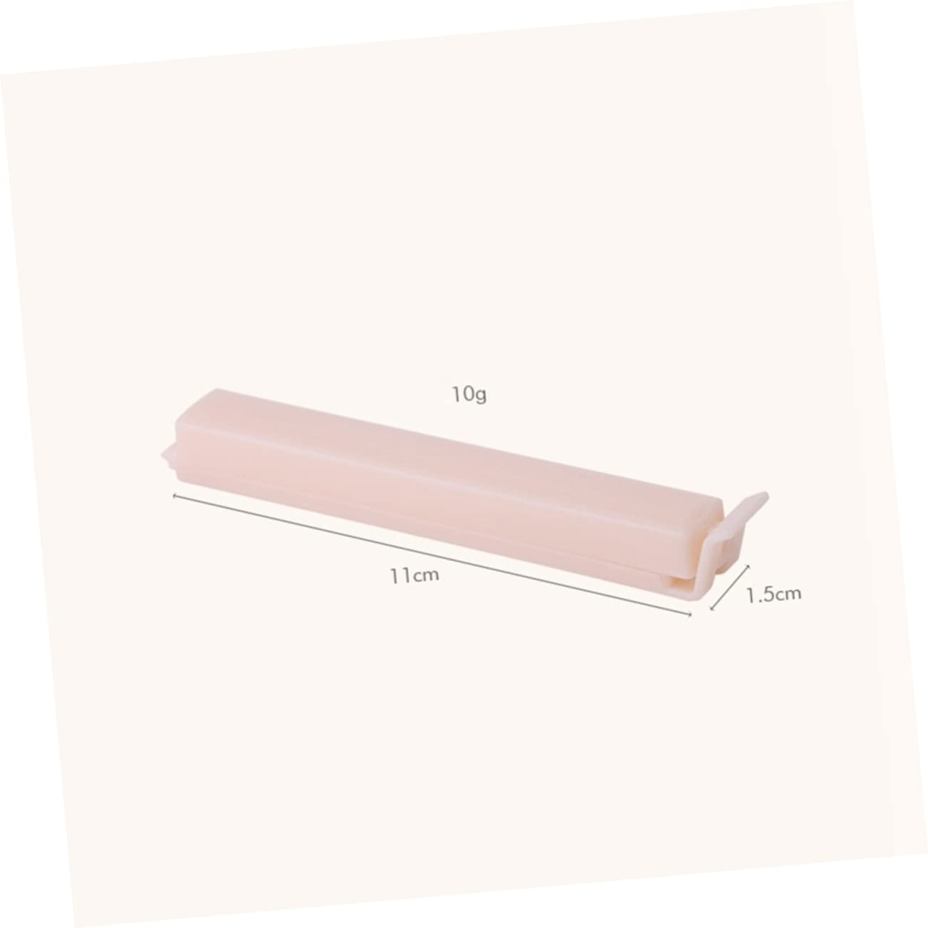 Ciieeo 6 Pcs Snack Sealing Clips Bright Bag Sealers for Food Storage Reusable Plastic Clamps with Smooth Edges for Snacks and Tea Bags Ergonomic Design Random Color