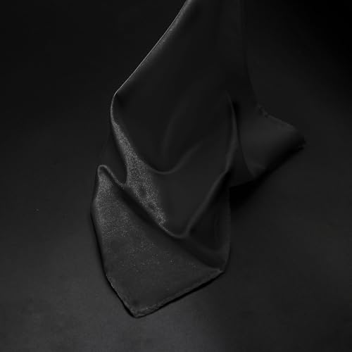 Image of Satin Mens Pocket Square with Holder, 11.8'' Suit Handkerchiefs for Men Wedding Business Casual
