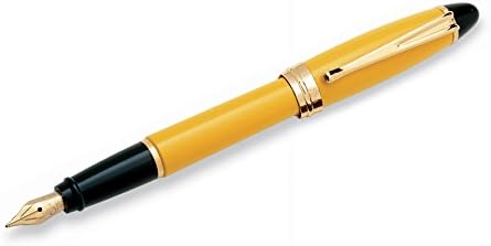 Aurora Ipsilon Resin Yellow Medium Point Fountain Pen - AU-B11Y-M