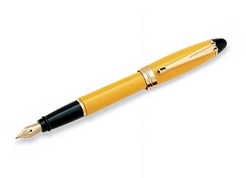Aurora Ipsilon Resin Yellow Medium Point Fountain Pen - Au-B11Y-M #TOP26