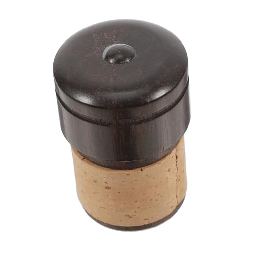 HANABASS 1pc Ebony Saxophone Midrange Plug Lightweight Musical Instrument Accessory for Tenor Sax Practical Design for Enhanced Performance and Protection of Treble Keys