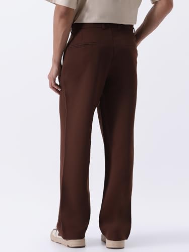 Image of Urbano Fashion Men's Loose Baggy Fit Solid Korean Pants Stretchable
