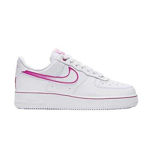 Nike Women's Shoes Air Force 1 '07 White Pink DD9683-100 (Numeric_9)