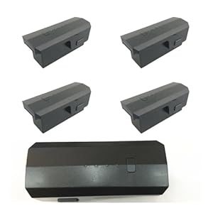 11, 1 V 3S 2500 mAh/27, 75 Wh Akku, 26 Minuten Flugzeit – Kompatibel mit SJRC RUKO F11GIM2, F24, DE22 Pro und F11GIM, F35 4K Pro Drohne / F11 Akku(5PCS)