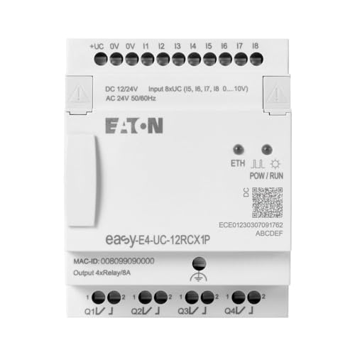 Eaton EASY-E4-UC-12RCX1P 197505 remplacez vos anciens séquenceurs câblés complexes