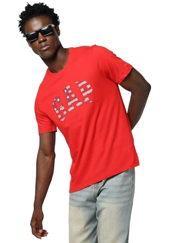 Image of Gap Men Slim Fit Short Sleeves Crew Neck T-Shirt