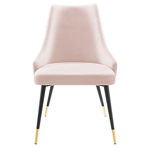 Modway Adorn Tufted Performance Velvet Dining Side Chair, 25D X 22W X 34H Inch, Pink #TOP4